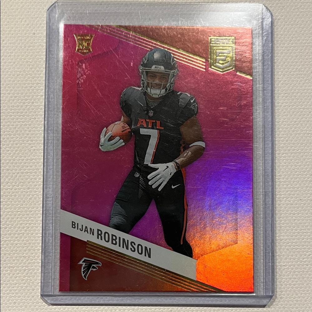 2023 (RC) Bijan Robinson Panini Donruss Elite Pink Parallel #104